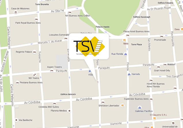 Ubicación TSVial