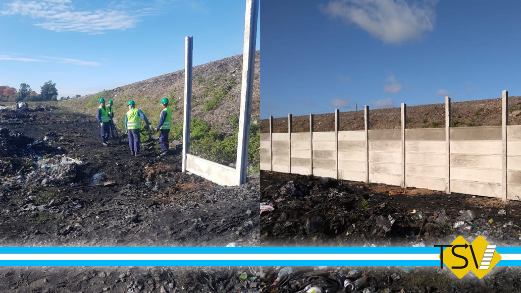 TSVial Obras - Muro Derqui